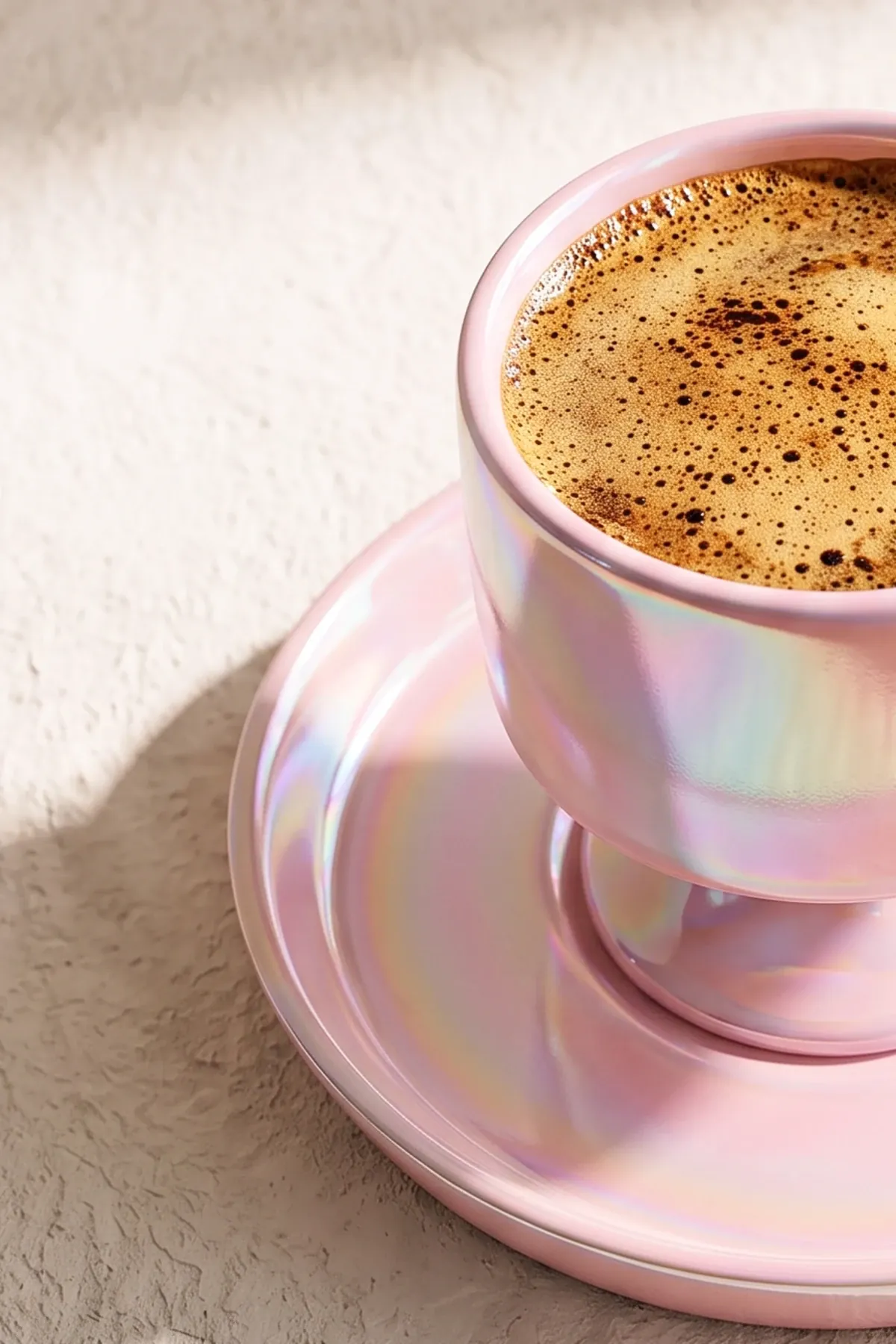 Pink Porselen 6 Kişilik Kahve Fincanı Takımı · 5. fotoğraf