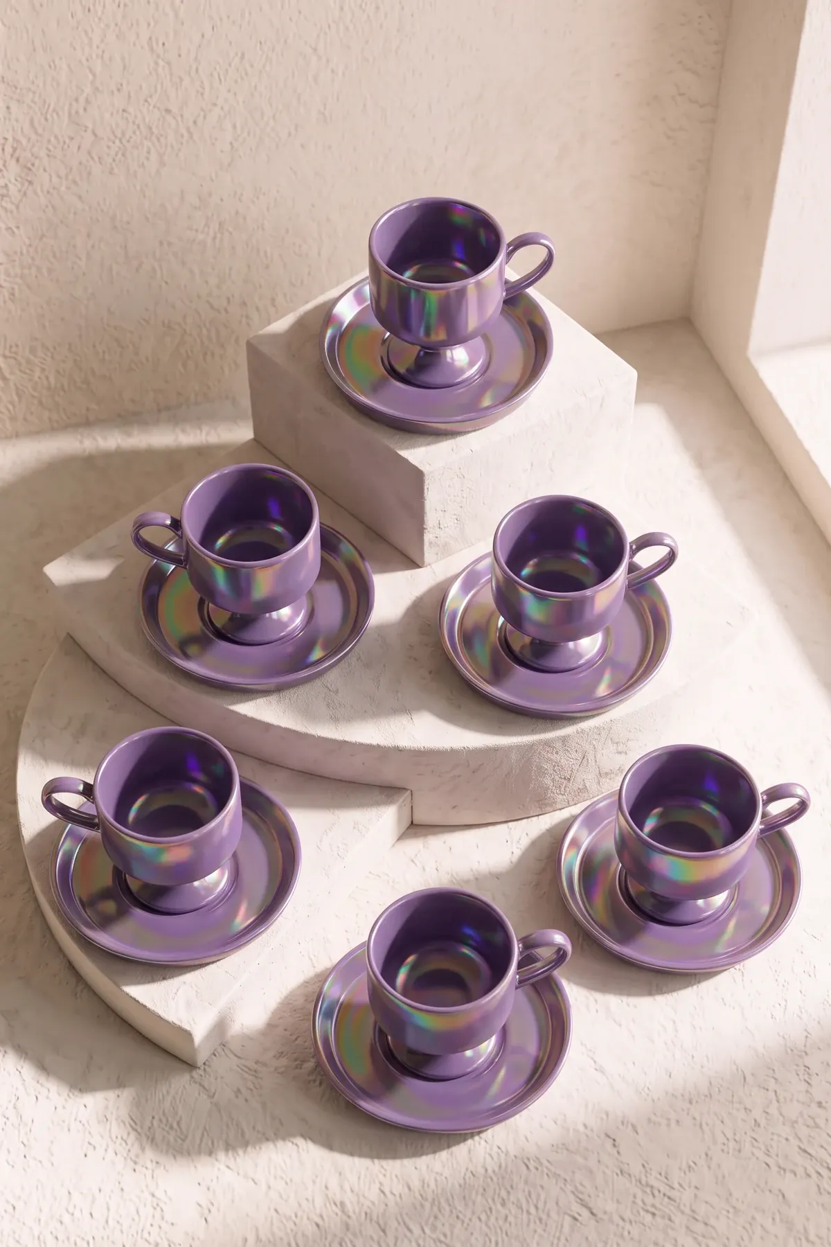 Plum Porselen 6 Kişilik Kahve Fincanı Takımı · 2. fotoğraf