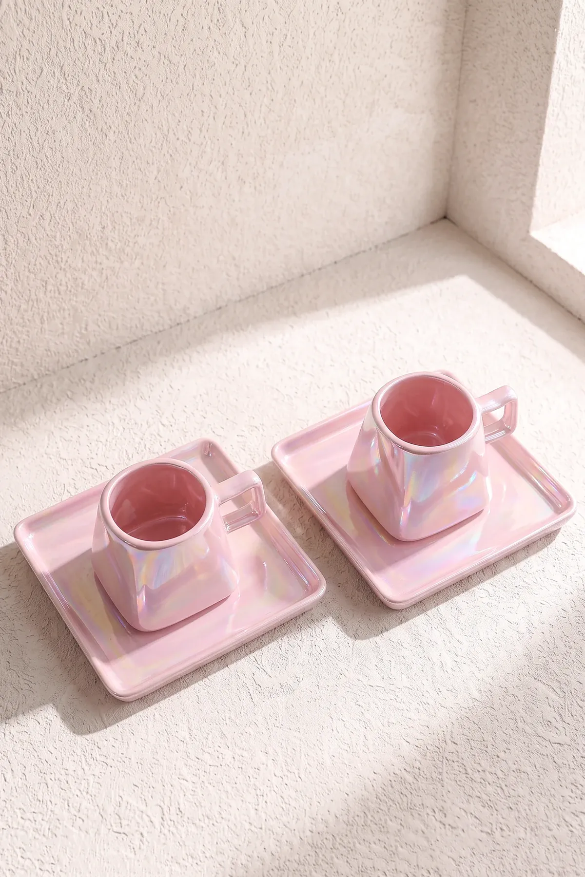 Pinks Porselen 2 Kişilik Kahve Fincanı Takımı · 3. fotoğraf
