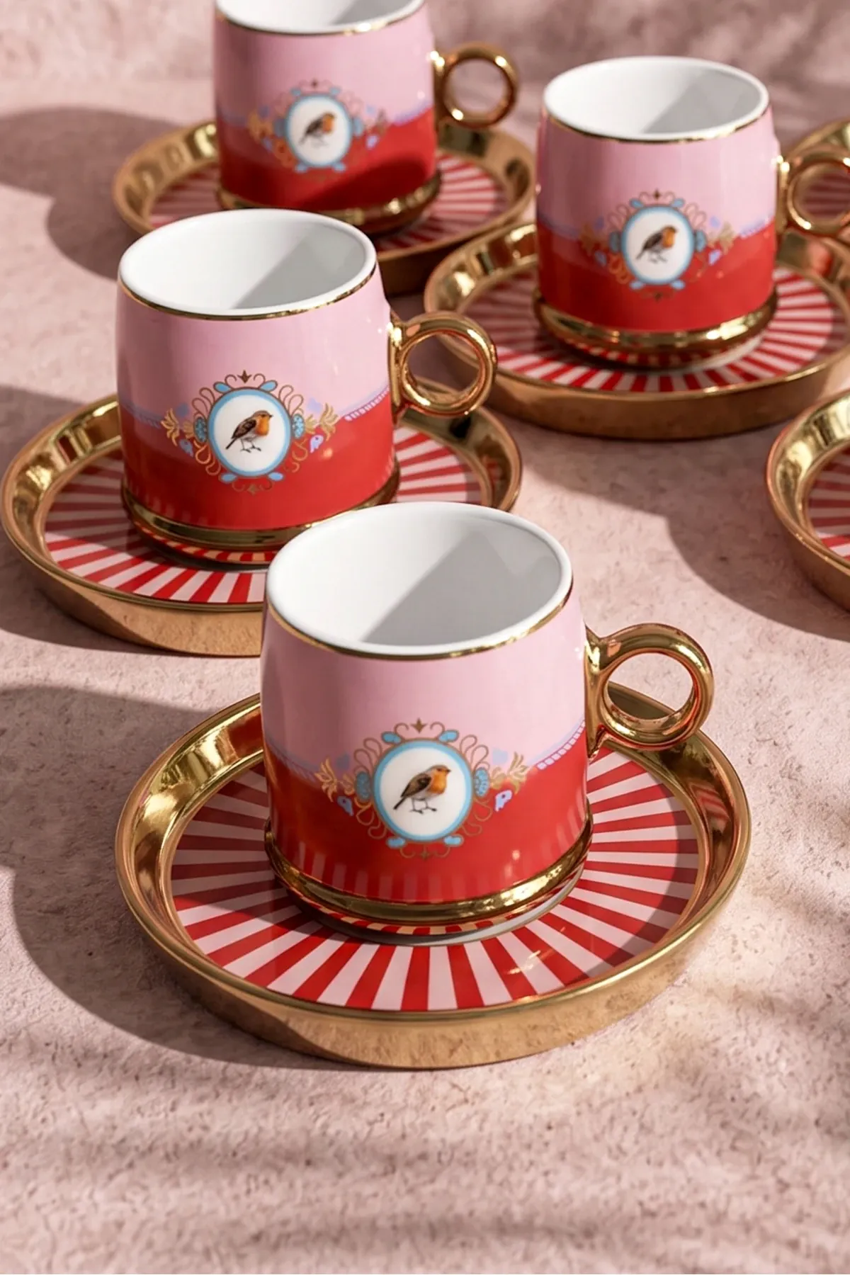 Birdy Porselen 6 Kişilik 12 Parça Kahve Fincanı Takımı · 5. fotoğraf